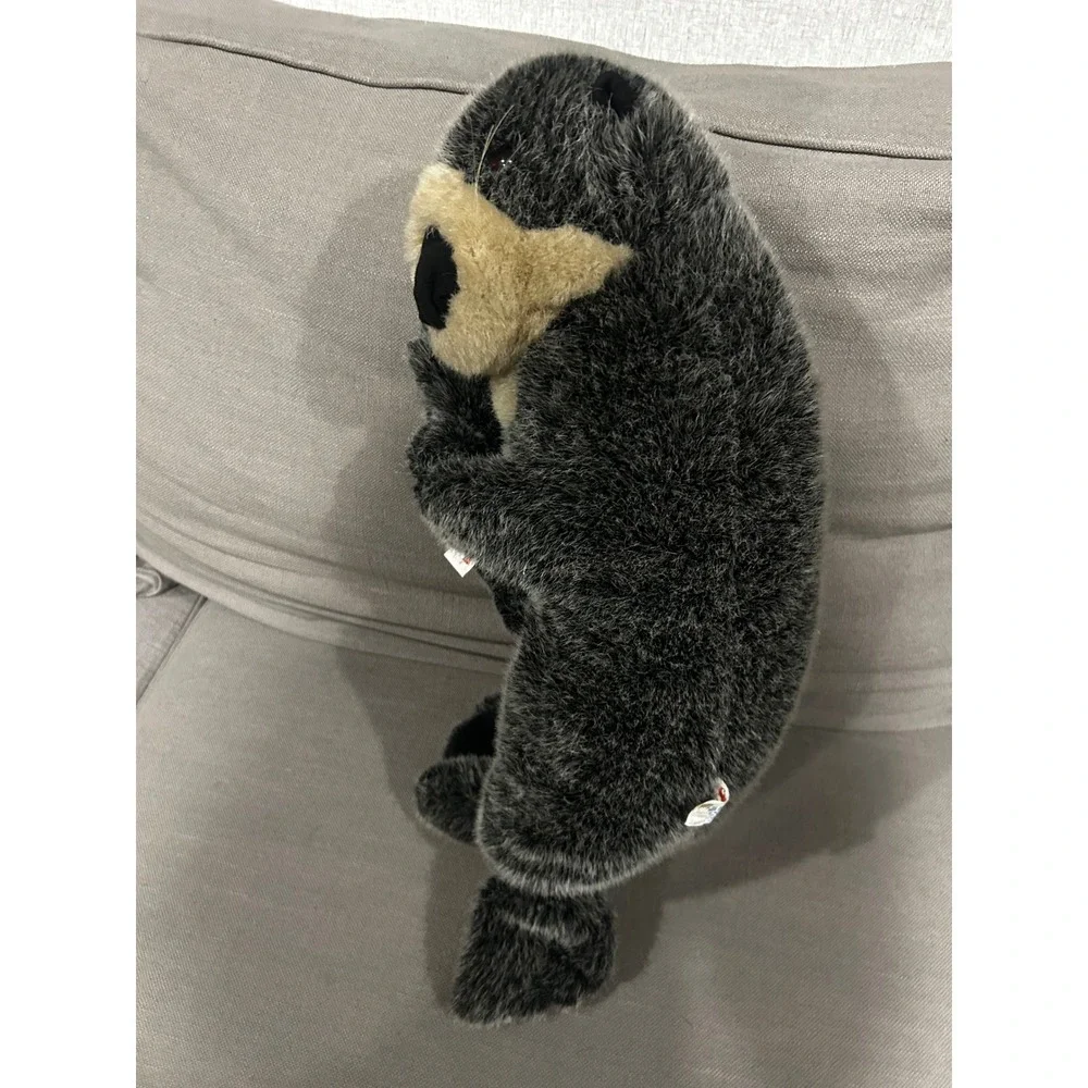 RARE Vintage 1986 Douglas Cuddle Toys Sea Otter wPup Plush Stuffed Animal LARGE